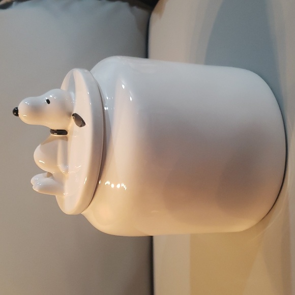 Rae Dunn Peanuts COFFEE Snoopy Canister Jar NWT - Picture 2 of 6